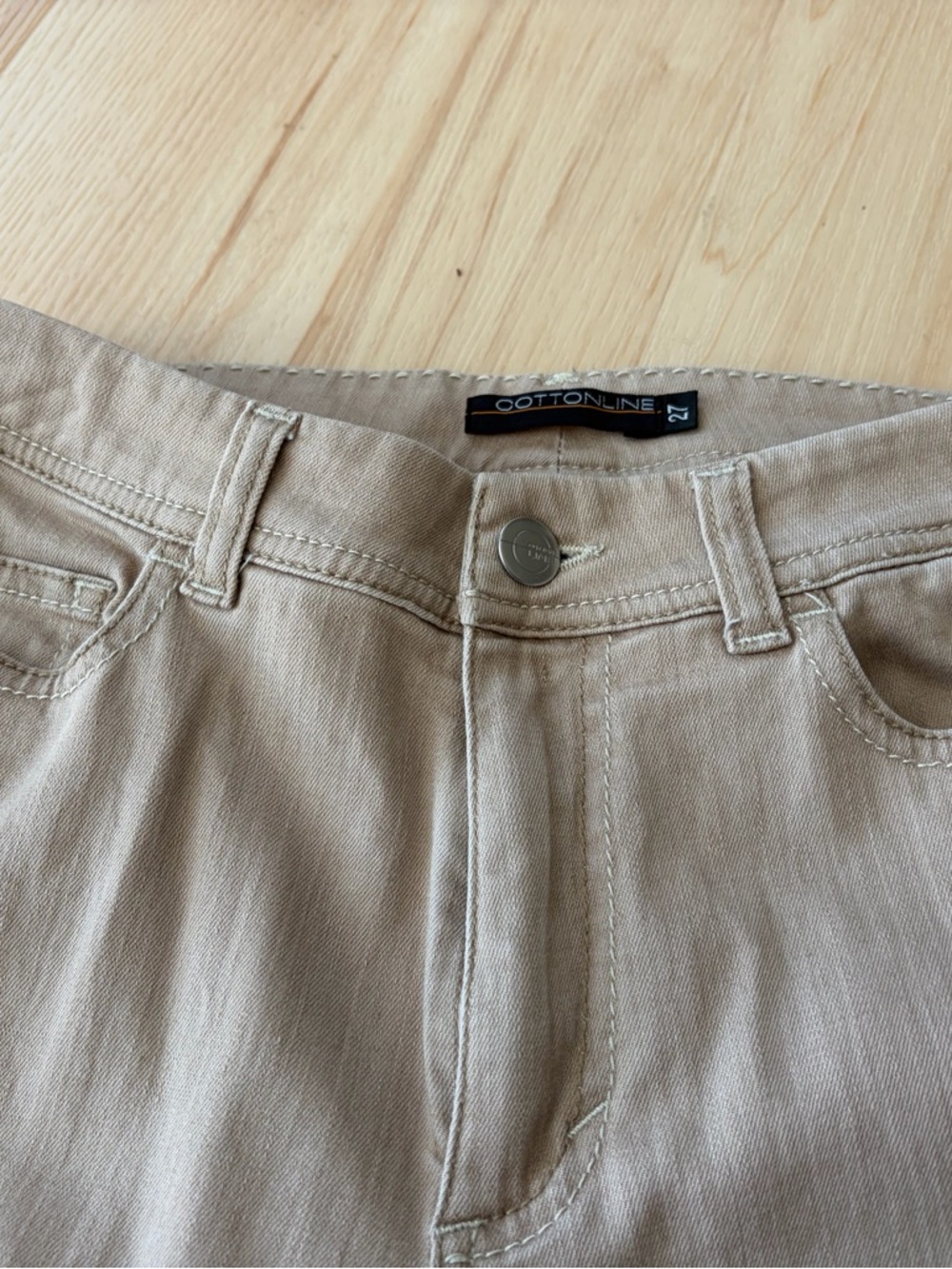 Cotton cashmere straight leg pant - made in Italy by Cotton Line